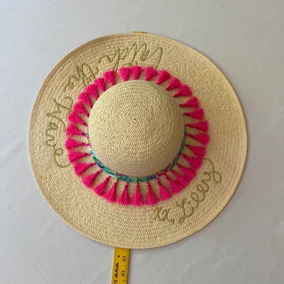 LILLY PULITZER GODDESS SUN HAT NWOT - Picture 9 of 12